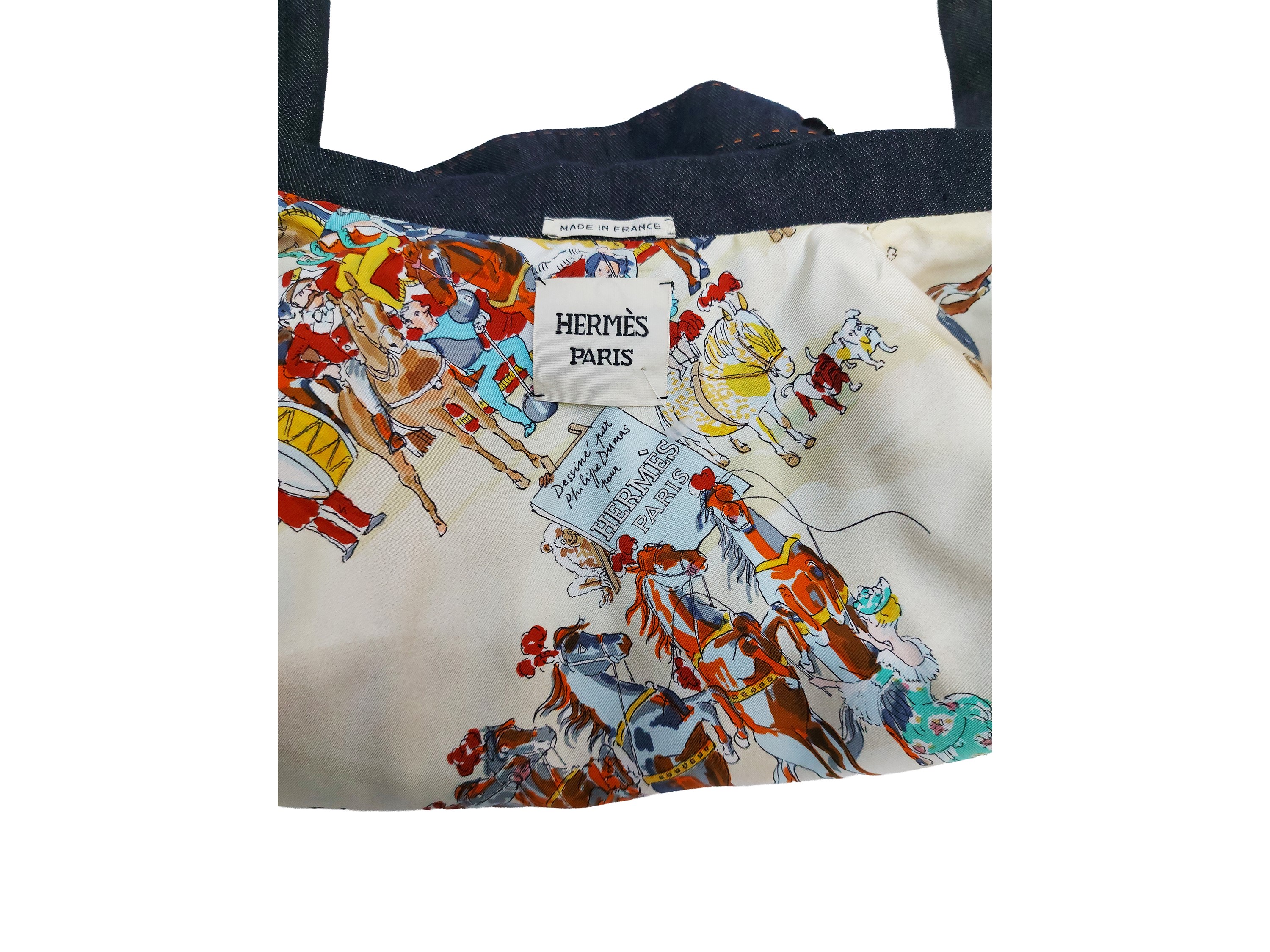 Hermès - Giubbotto in Denim in Lino e Cotone