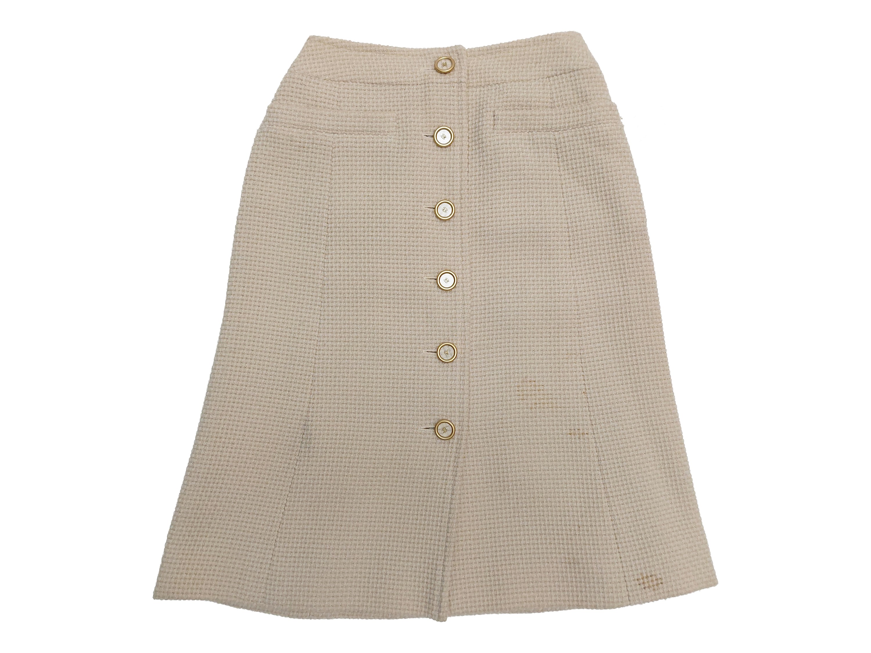 Chanel - Tailleur in Lana Bouclé Panna