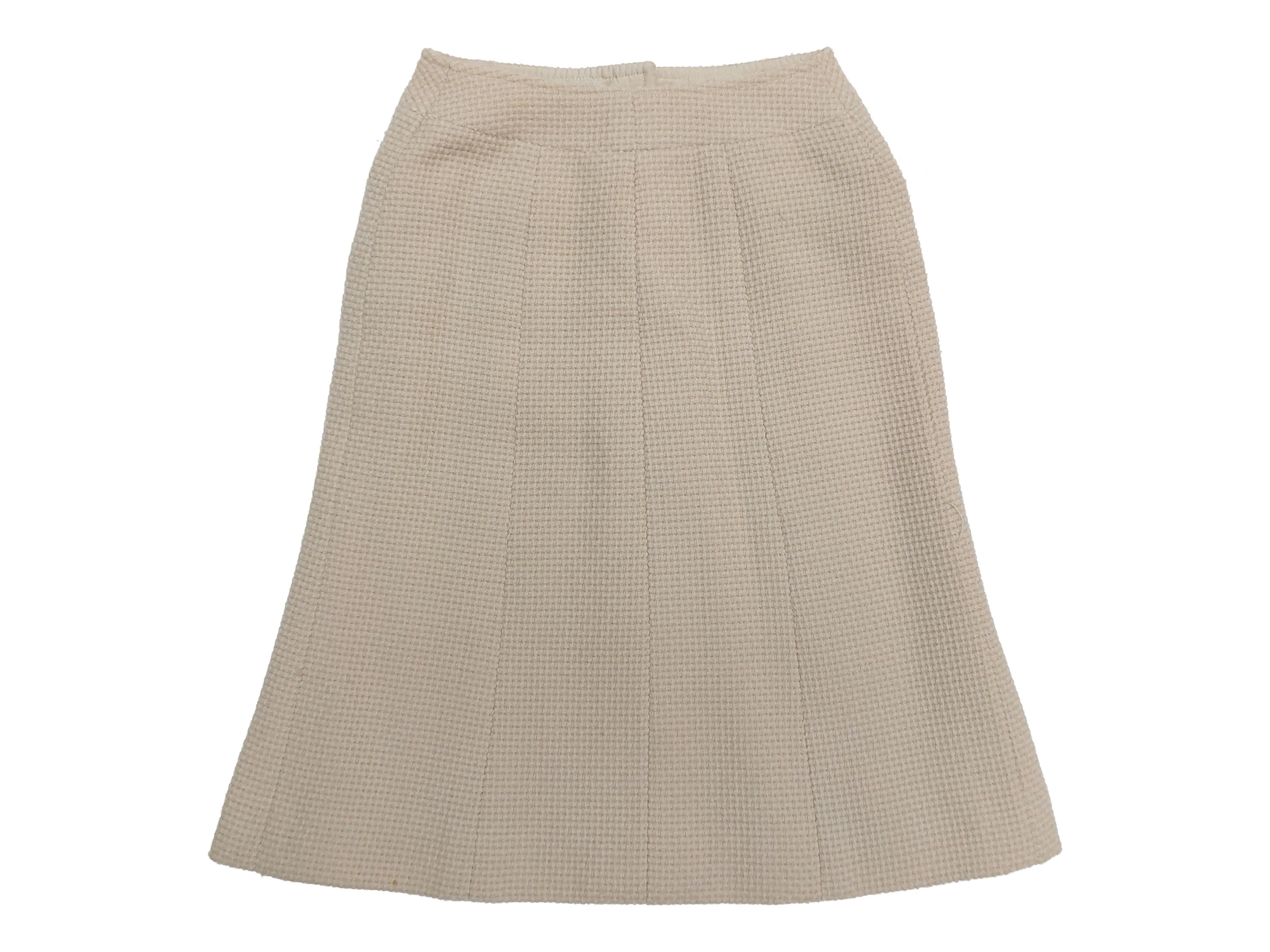 Chanel - Tailleur in Lana Bouclé Panna