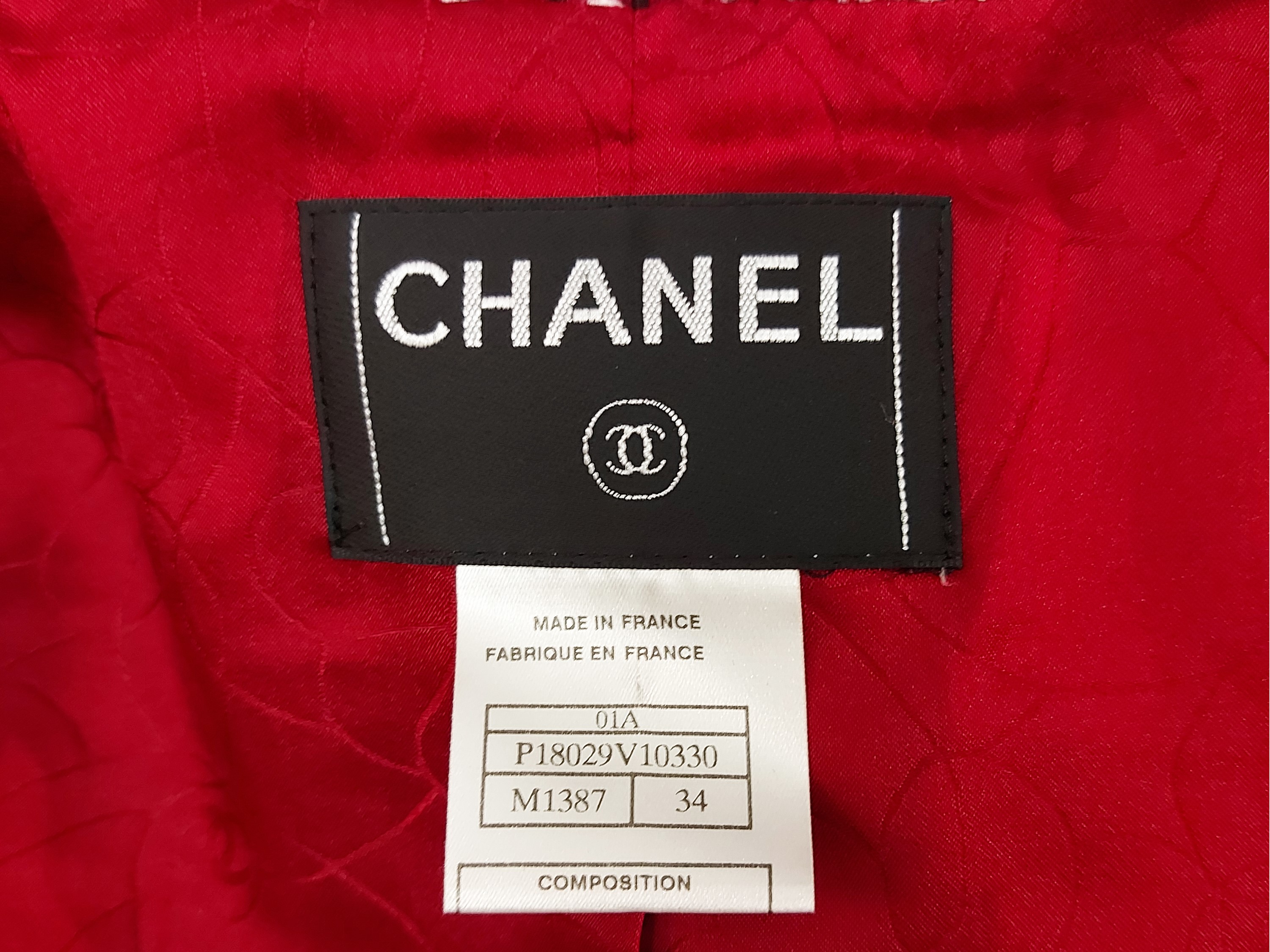 Chanel - Completo Abito e Giacca in Lana Bouclé Bordeaux