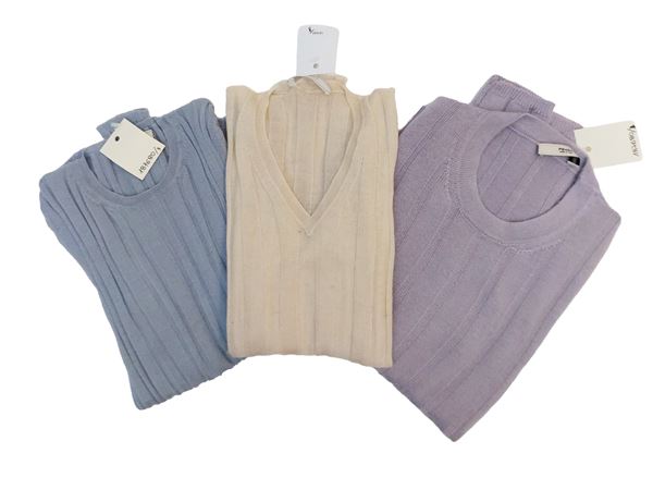 Prada - Three cashmere and silk sweaters