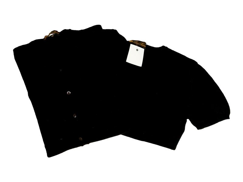 Loro Piana- Twin Set in Cashmere Nero