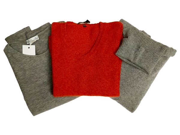 Loro Piana - Three cashmere sweaters  - Auction Vintagemania - Maison Bibelot - Casa d'Aste Firenze - Milano