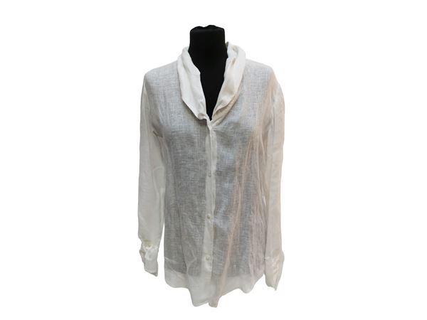 White linen shirt