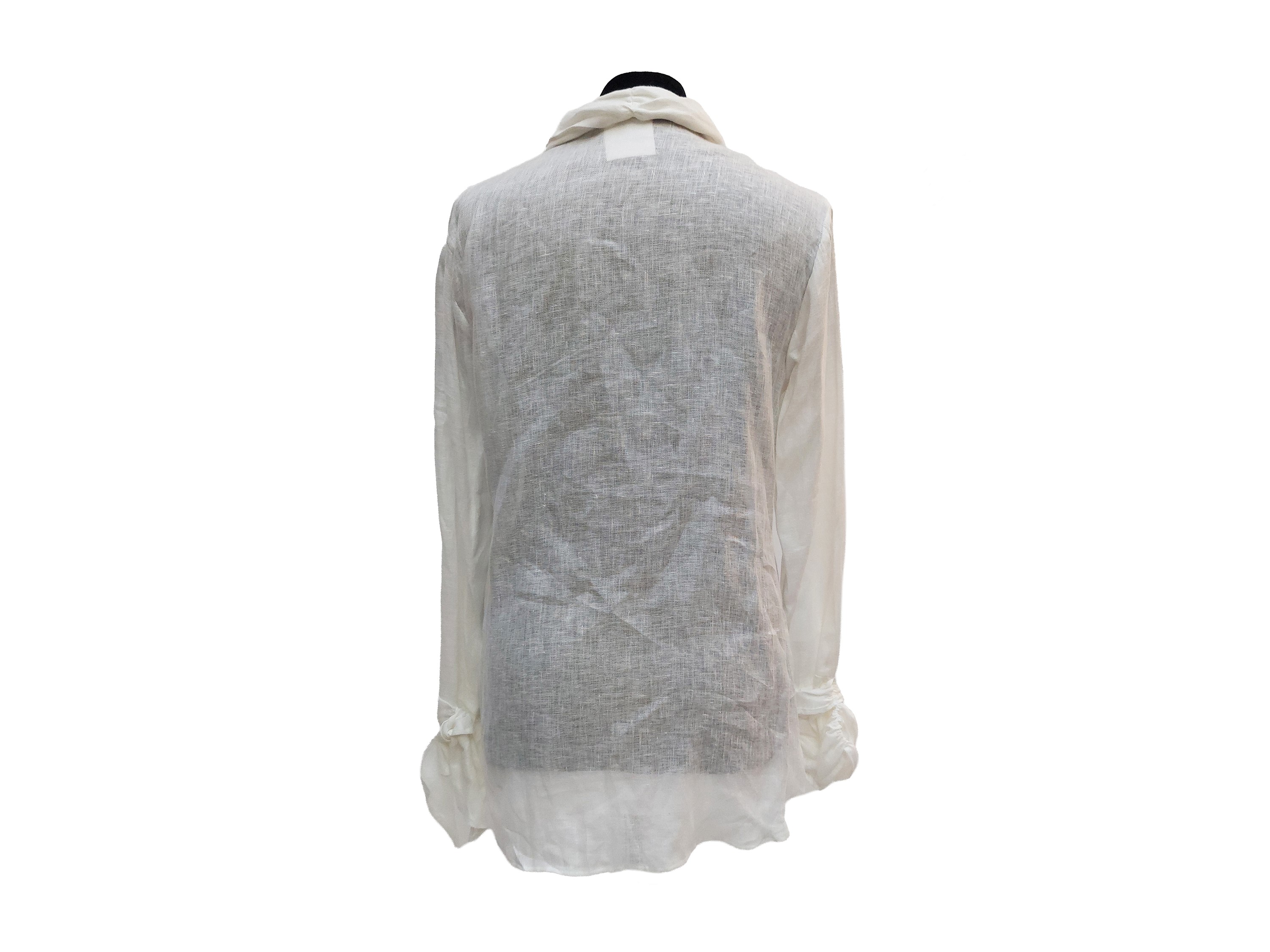 Camicia in Lino Bianca