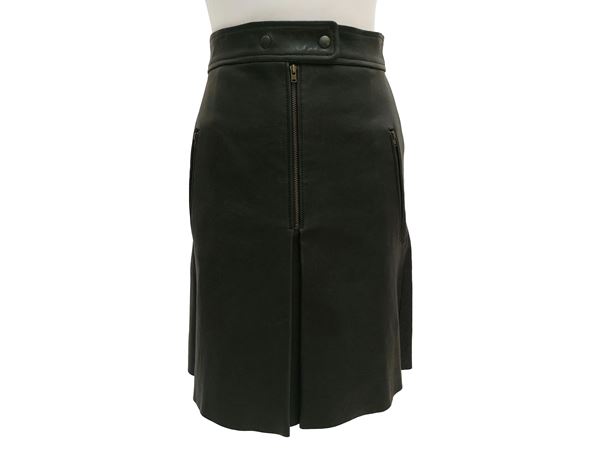 Isabel Marant - Black stretch leather skirt