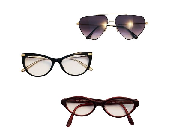 Three pairs of glasses