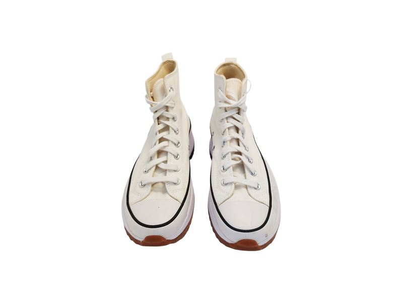 Converse, All Star Run Star Hike platform, in tela bianca