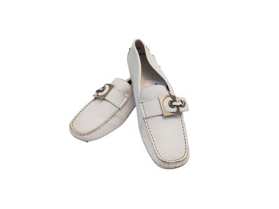 Tod's - Mocassini in Pelle Bianca