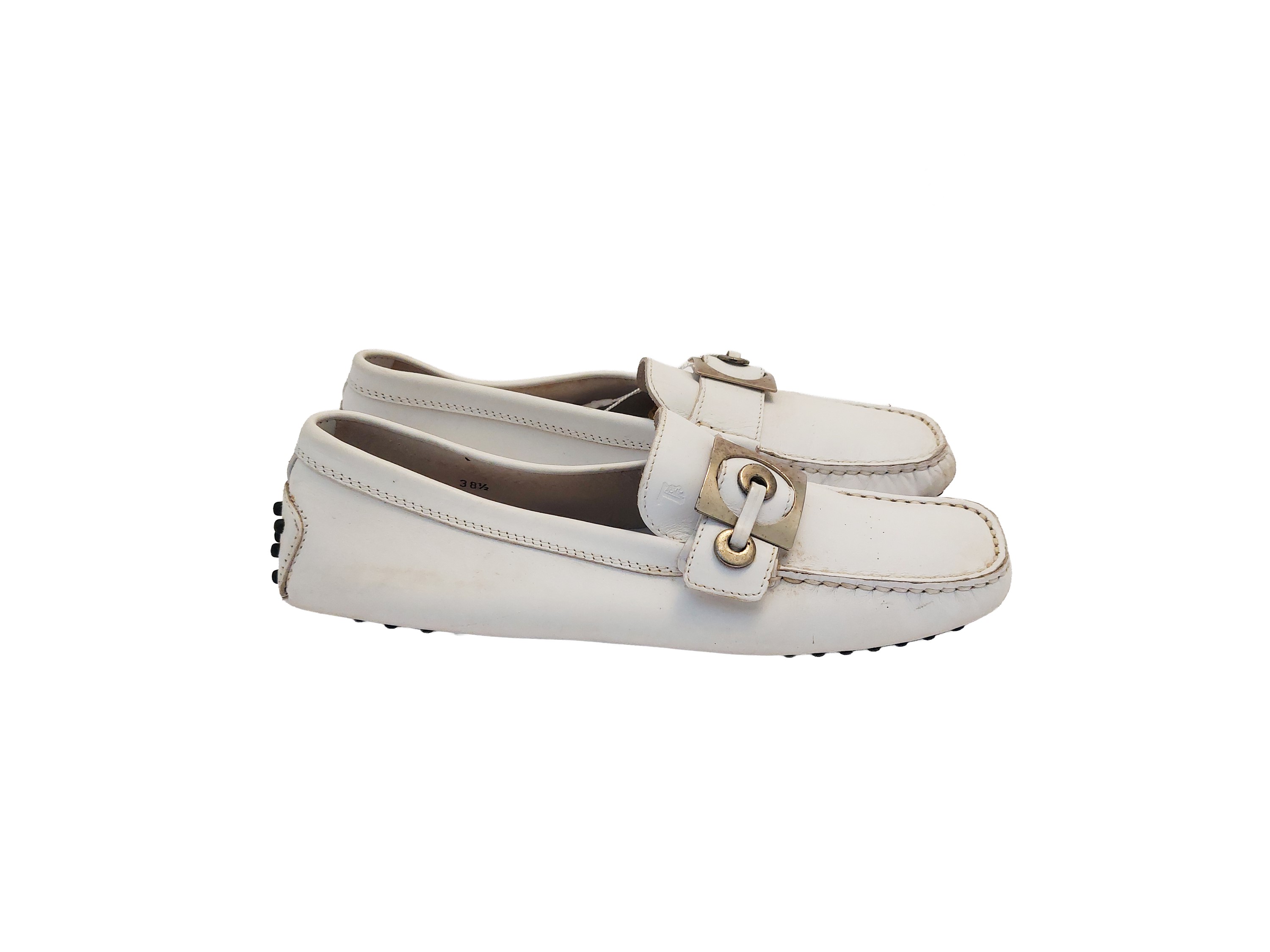 Tod's - Mocassini in Pelle Bianca