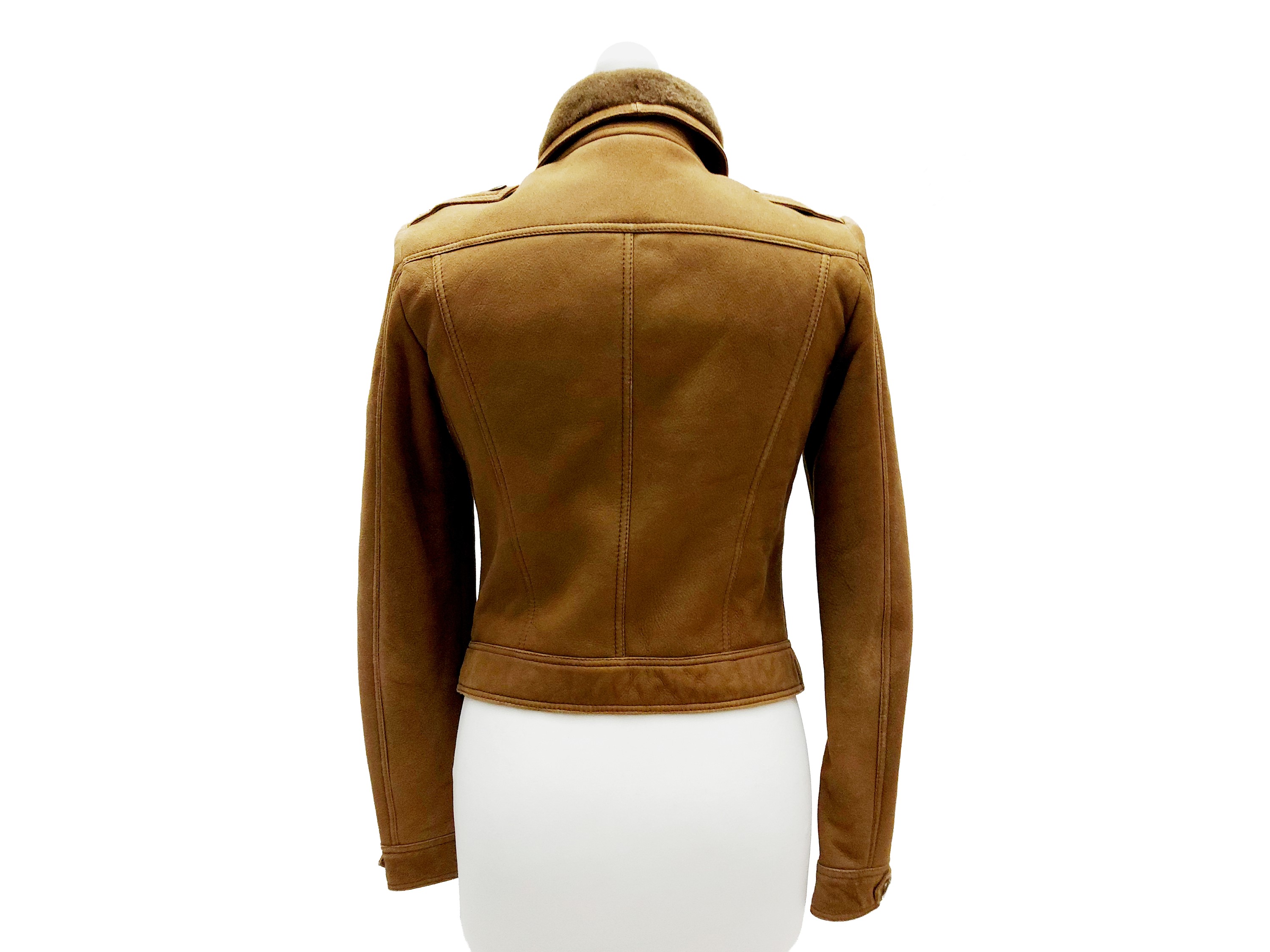 Burberry Brit - Giubbotto in Shearling Color Cammello