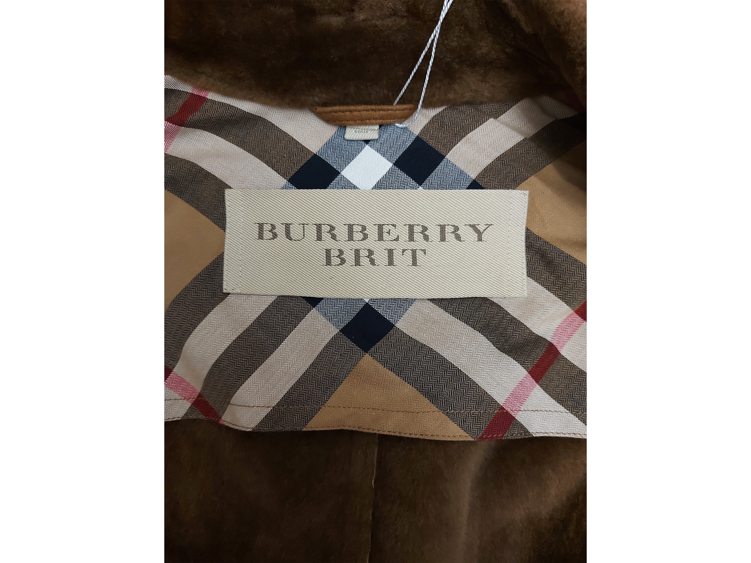 Burberry Brit - Giubbotto in Shearling Color Cammello
