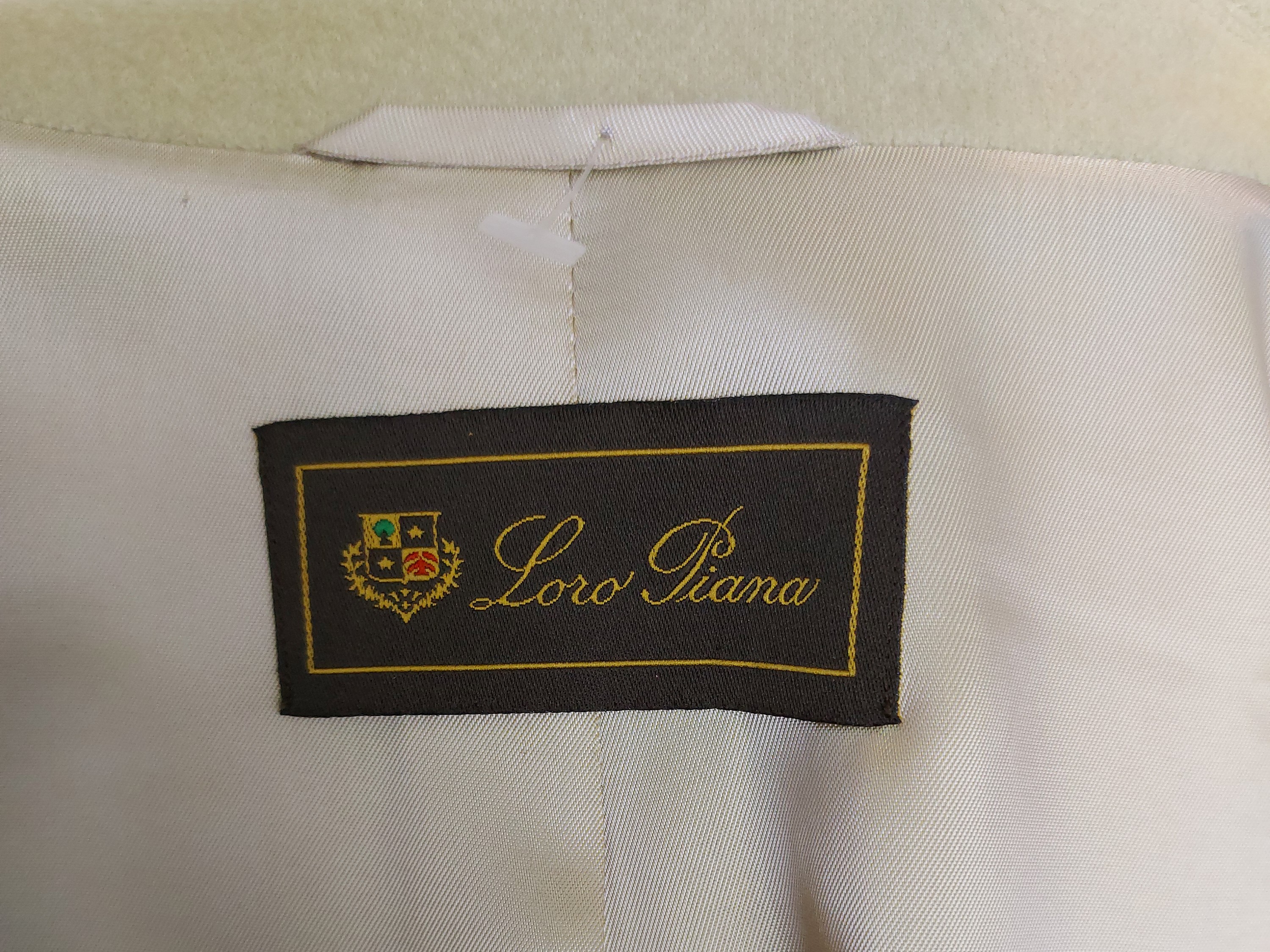 Loro Piana - Soprabito in Cashmere Color Sabbia