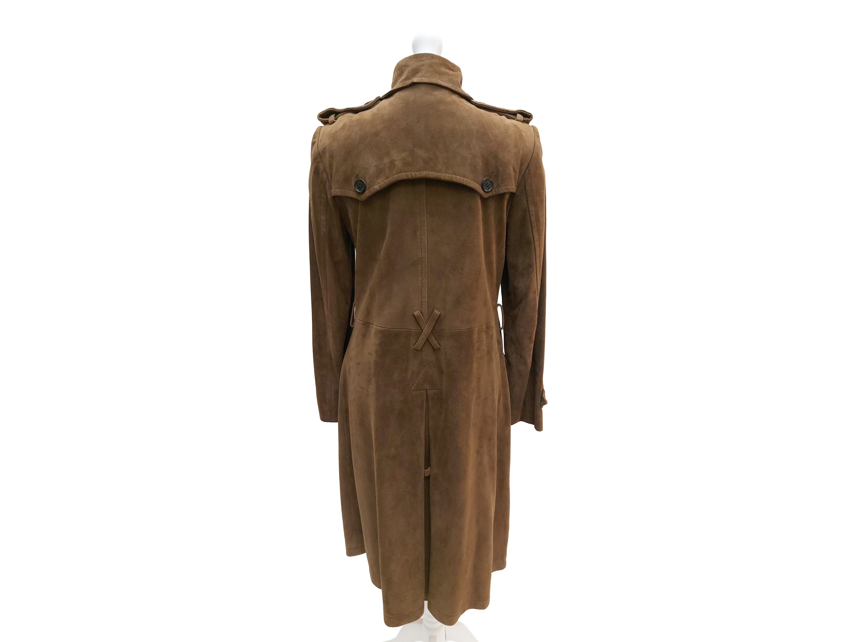 Tod's - Trench Scamosciato Nocciola