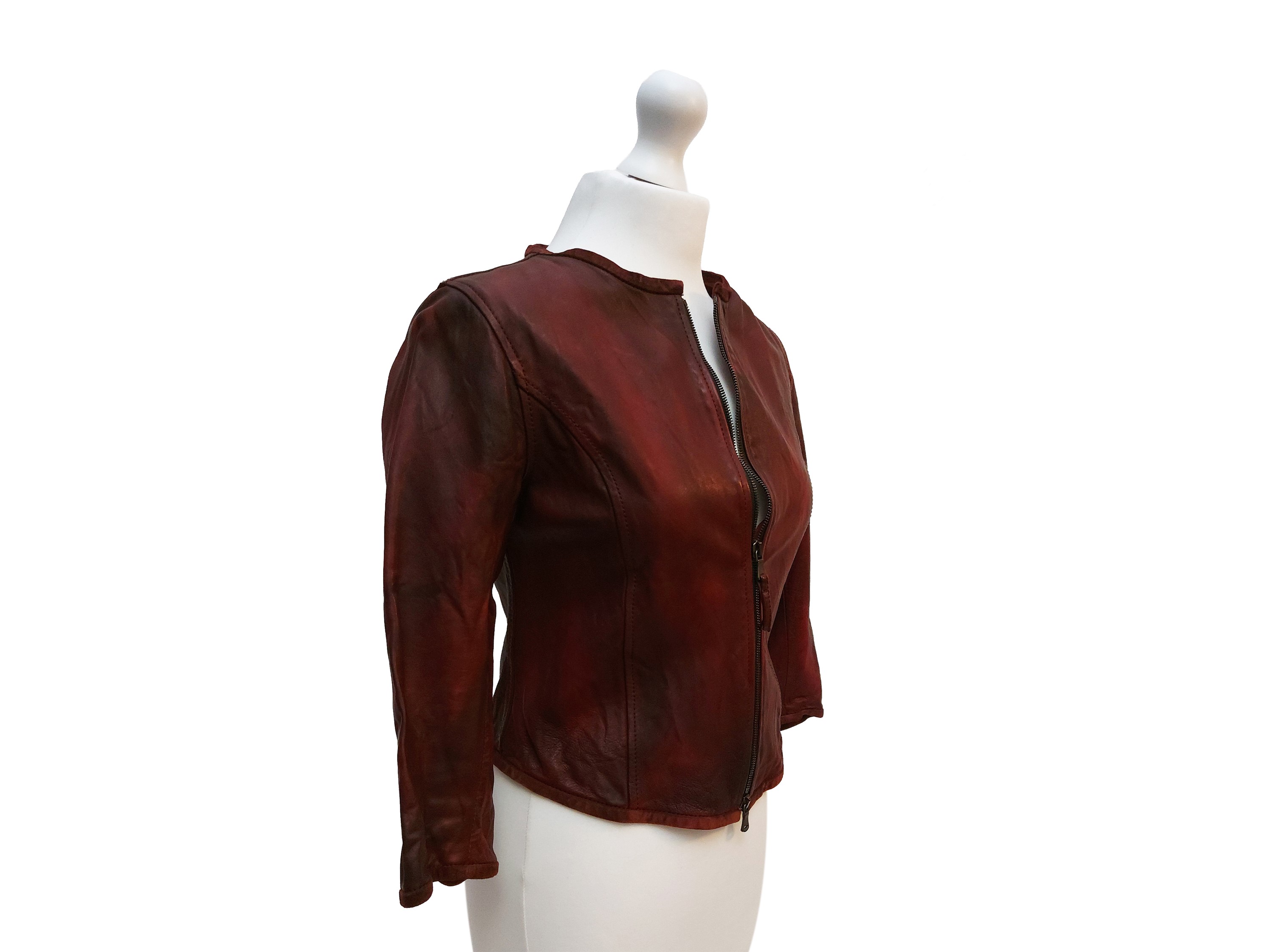 Empresa, Giubbotto in pelle bordeaux