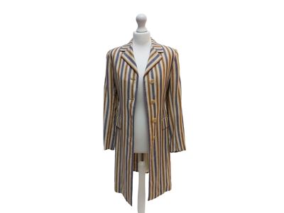 Domenico Vacca, Cappottino in cotone a righe (taglia 38)