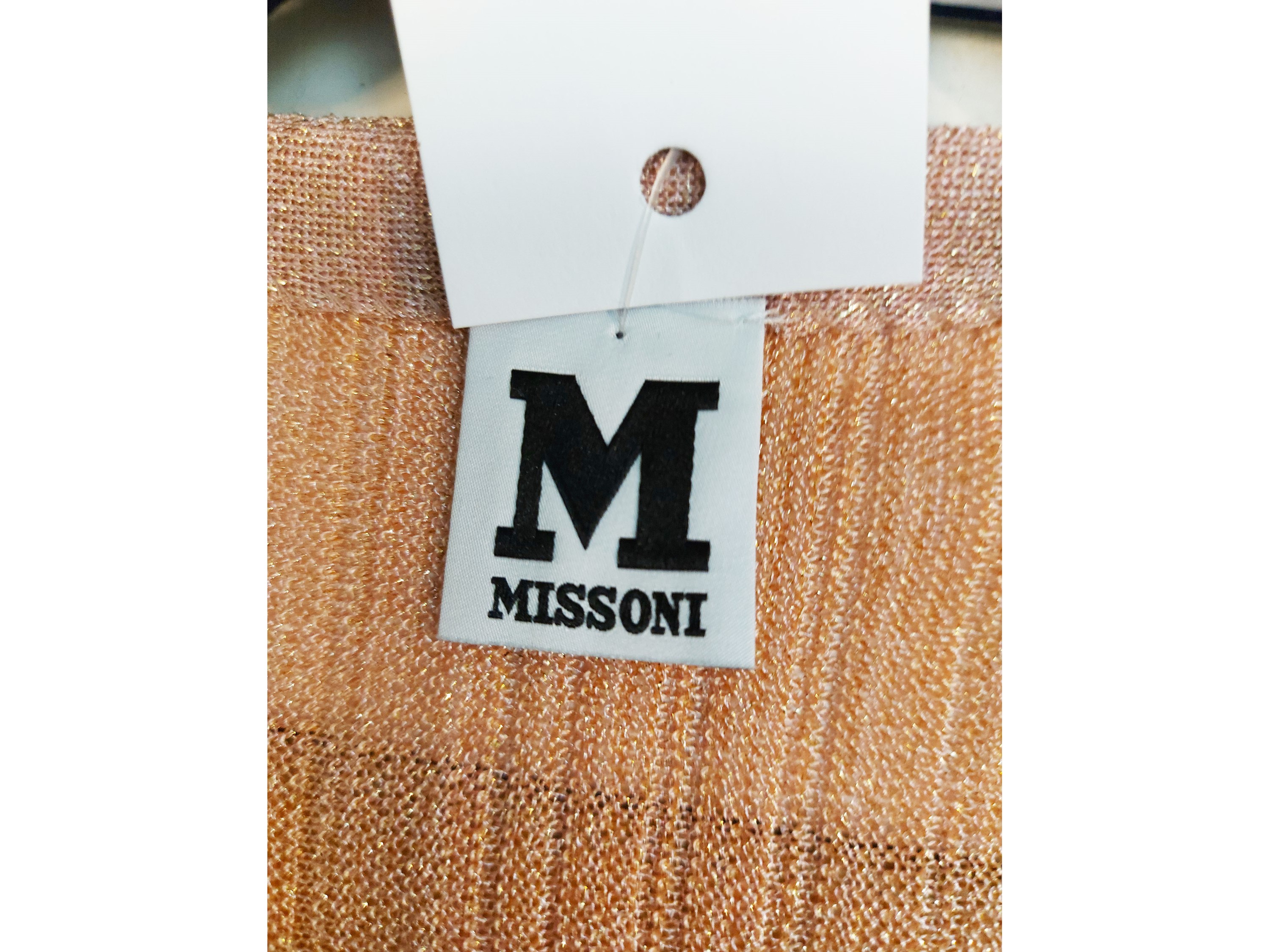 Missoni, Cardigan lungo in viscosa rosa antico