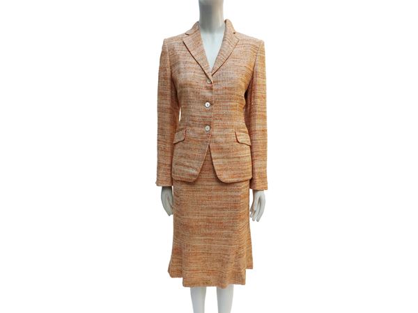 Domenico Vacca - Tailleur in tweed di cotone melange