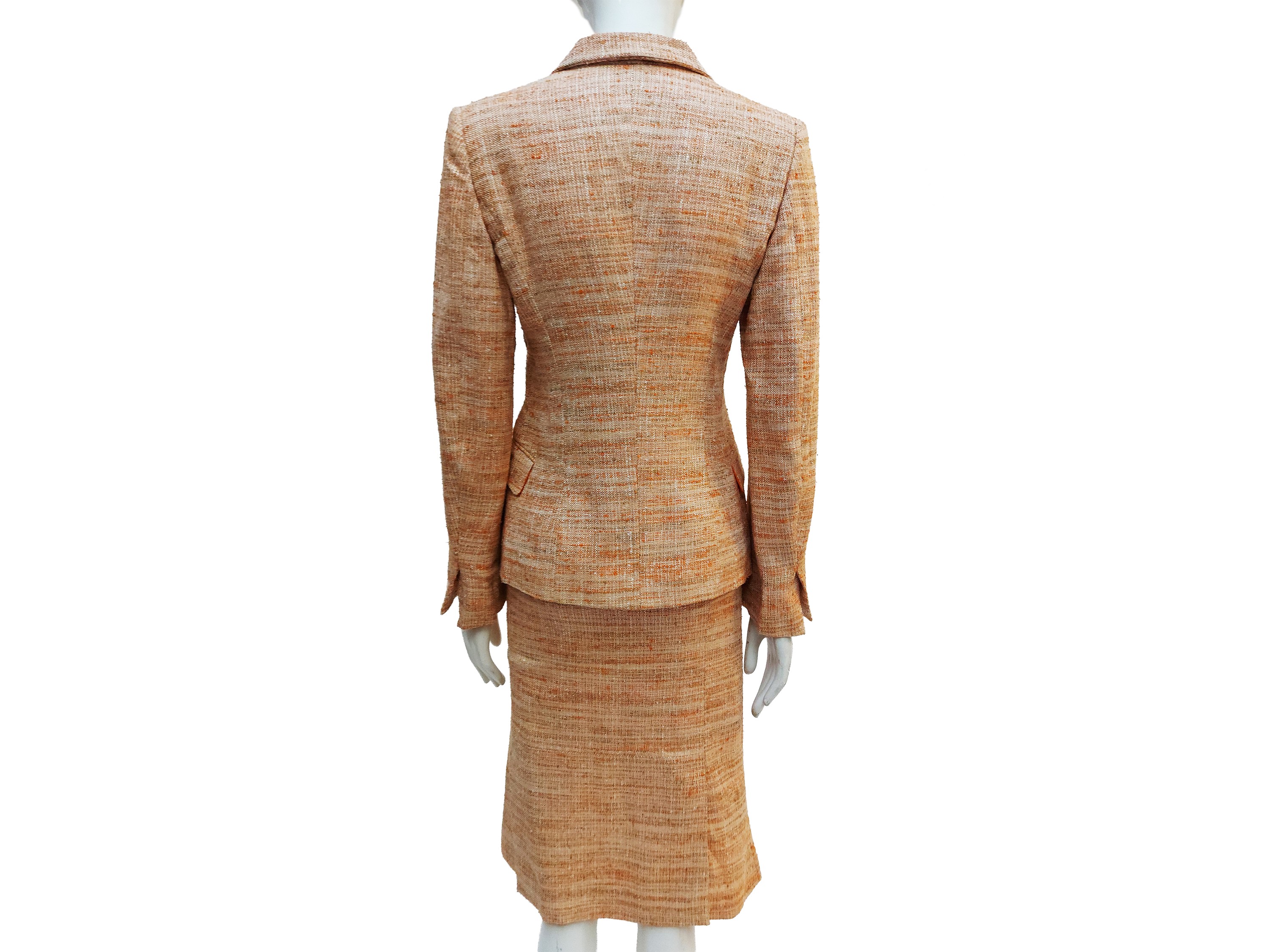 Vacca Domenico, Tailleur in tweed di cotone melange