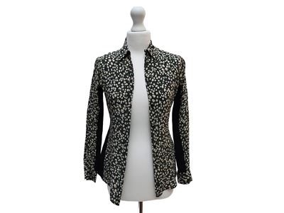Burberry, Camicia in seta a fantasia floreale