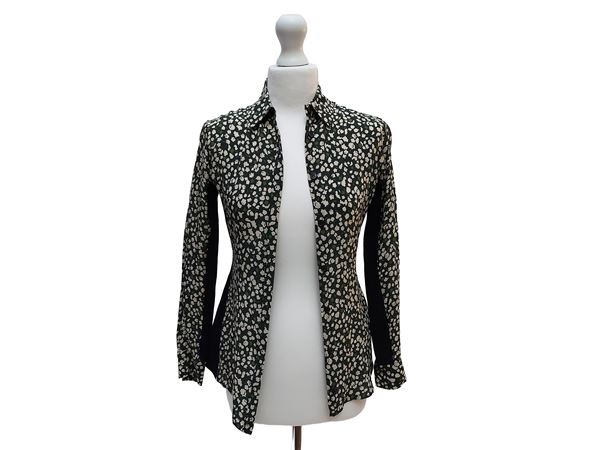 Burberry - Camicia in seta a fantasia floreale