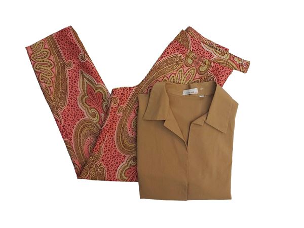 Domenico Vacca/Pinko - Pantaloni damascati e Camicia