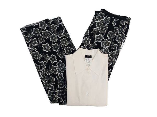 Prada/Salvatore Ferragamo - Camicia e pantaloni  - Asta Vintagemania. Summer Vibes - Maison Bibelot - Casa d'Aste Firenze - Milano