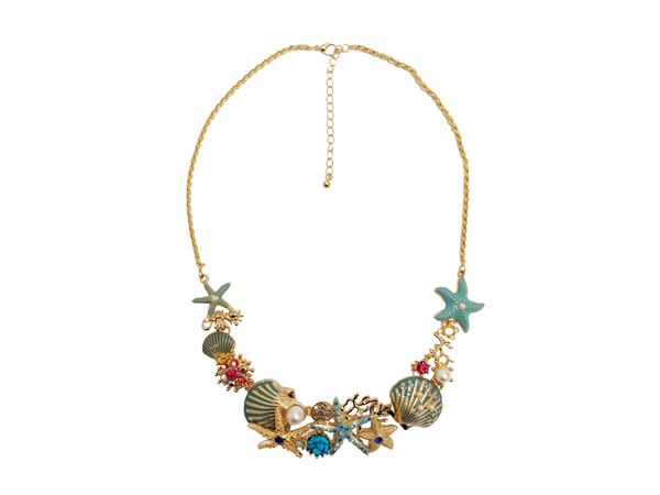 Collana in metallo dorato