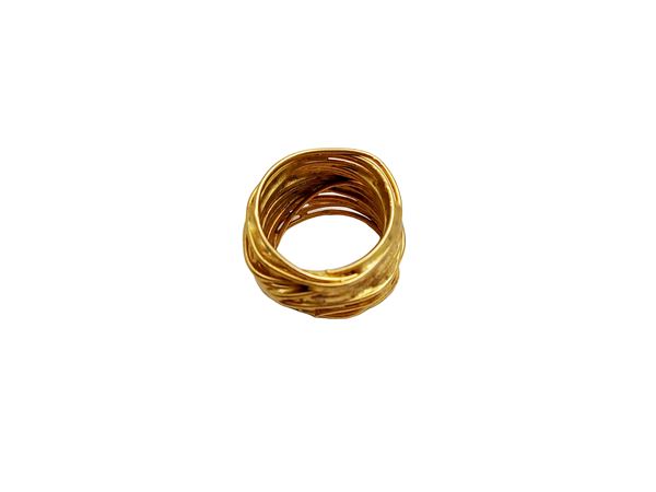 Anello multifilo in ottone  - Asta Vintagemania. Summer Vibes - Maison Bibelot - Casa d'Aste Firenze - Milano