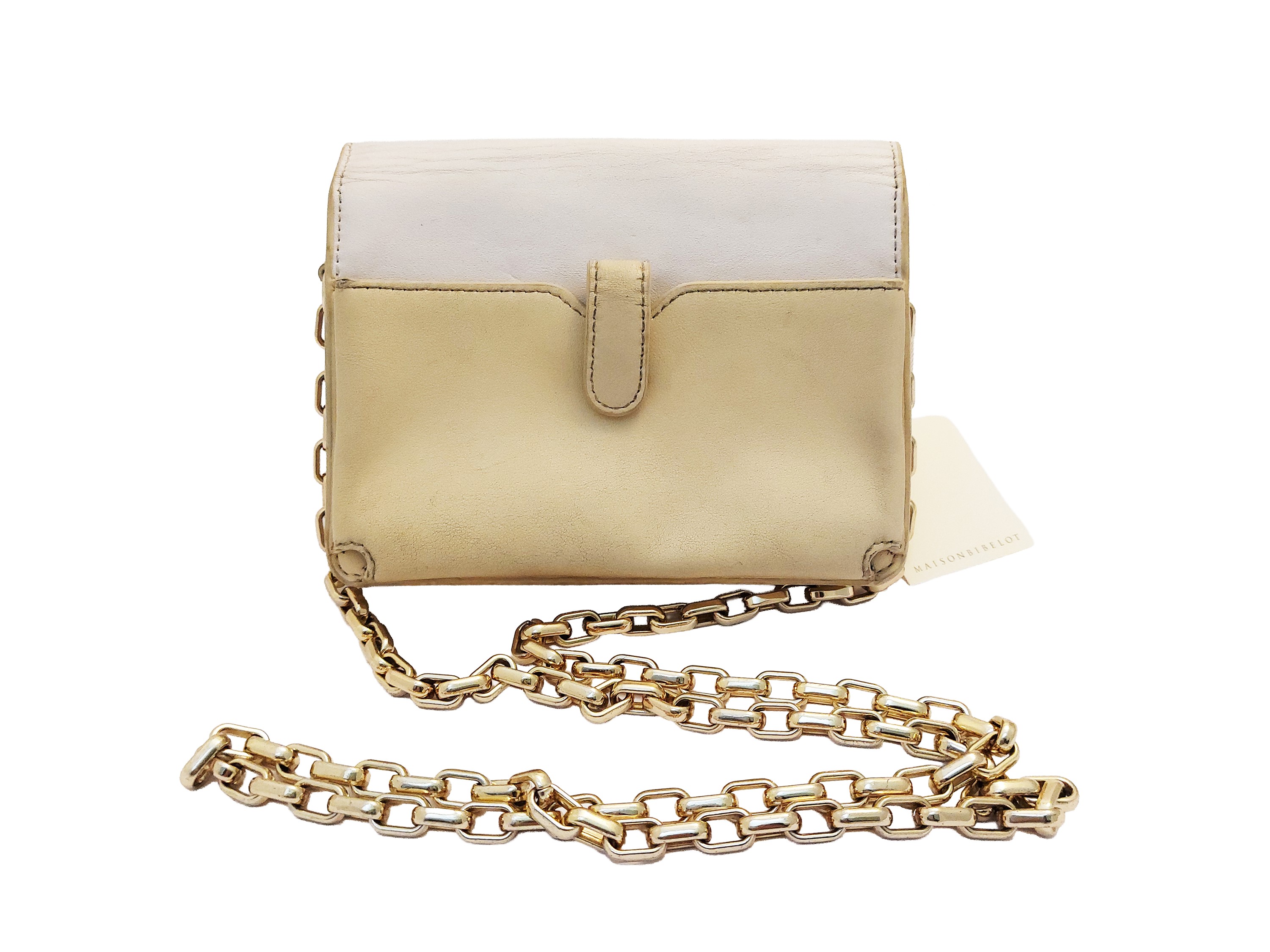 Tommy Hilfiger - Borsetta a Tracolla in Pelle Bianca e Beige