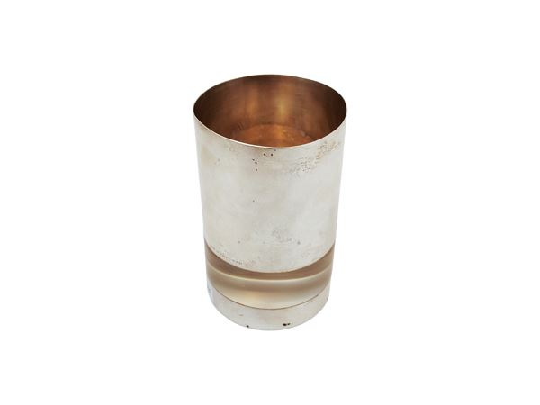 Gucci - Pen holder in 925 silver and perspek