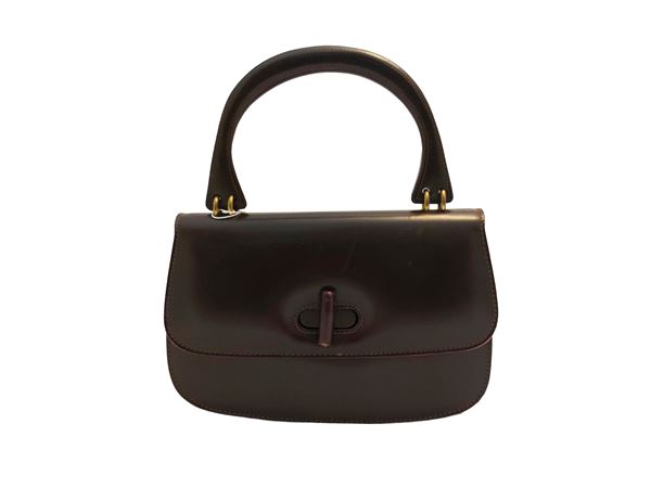 Gucci - Bamboo style bag in brown leather