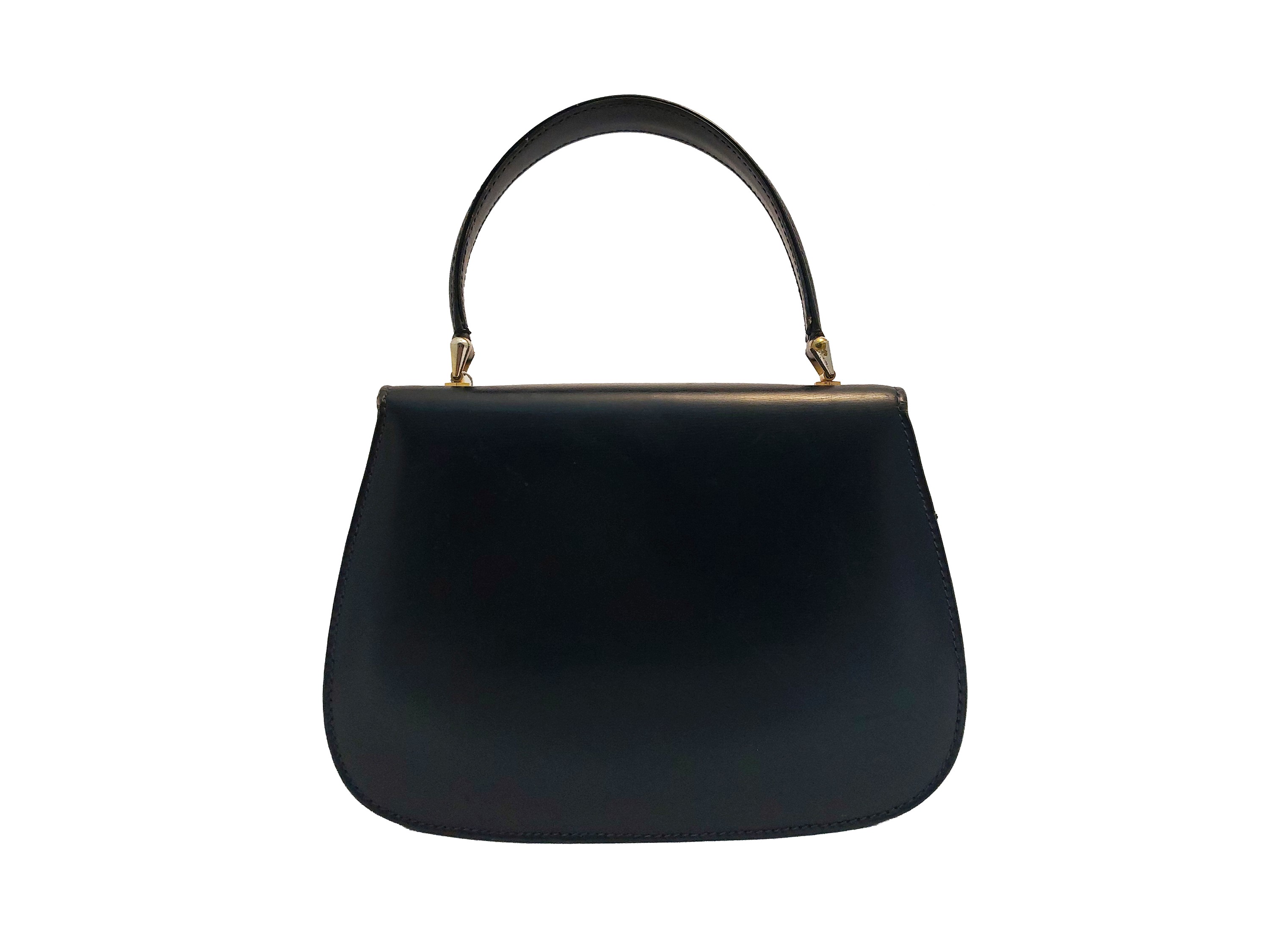 Gucci, Borsa a mano in pelle blu