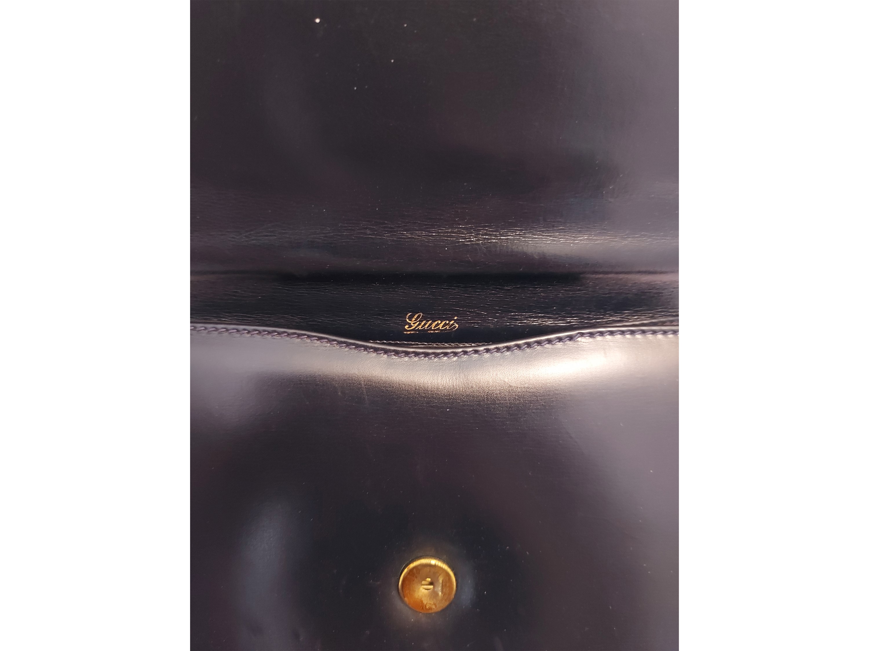 Gucci, Borsa a mano in pelle blu