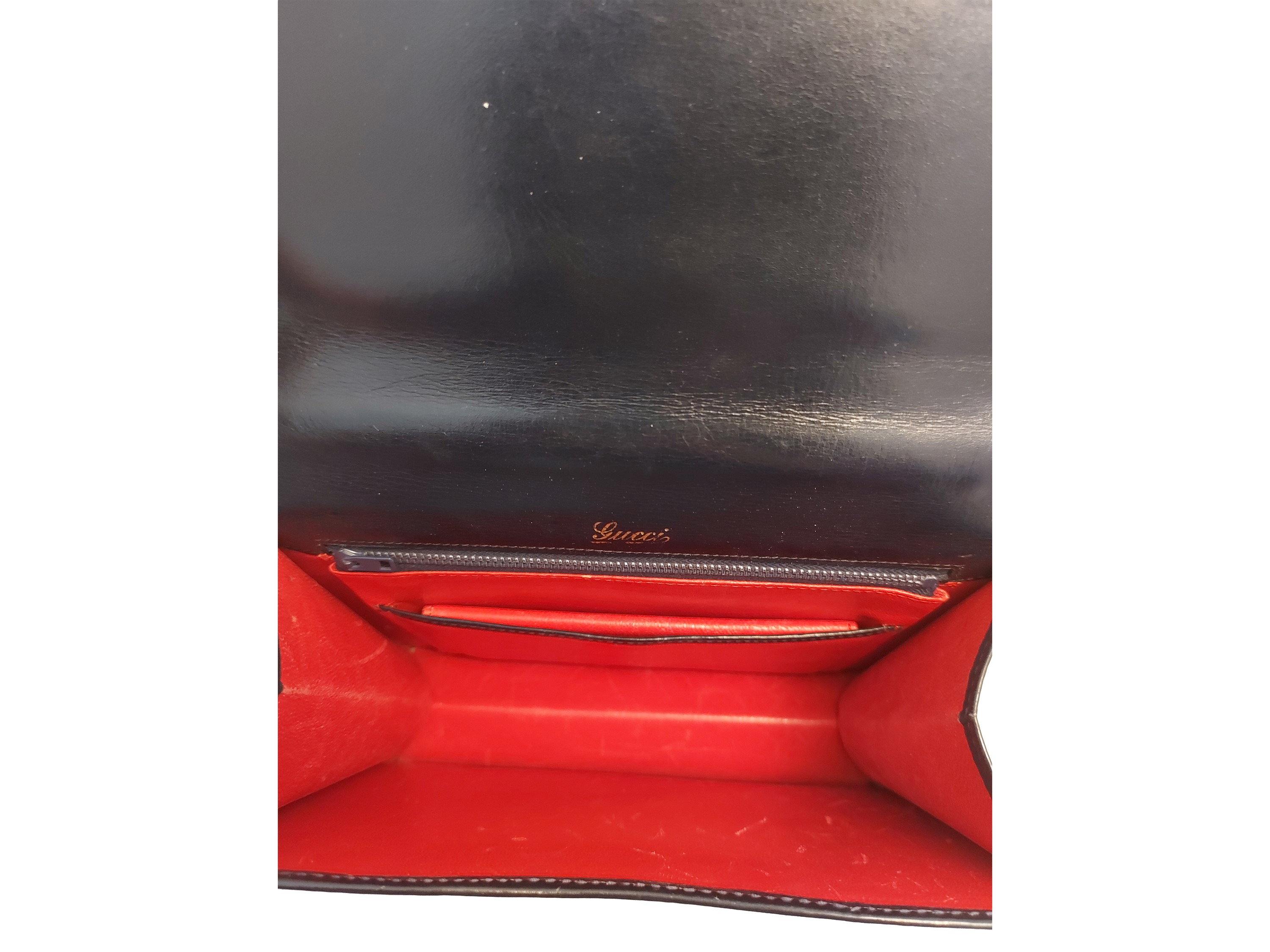 Gucci, Borsa a mano in pelle blu