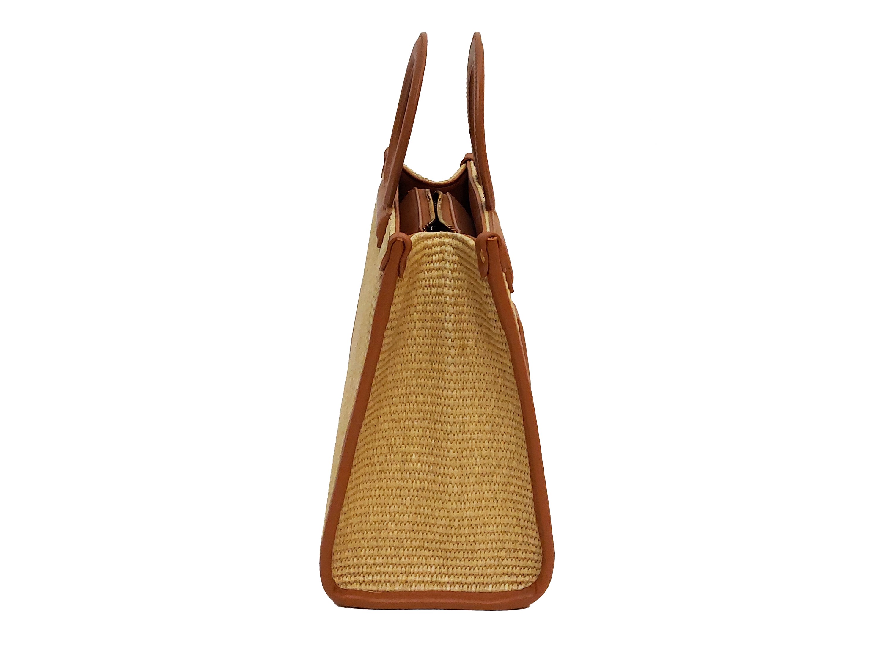 Roccobarocco, Borsa a mano in paglia beige