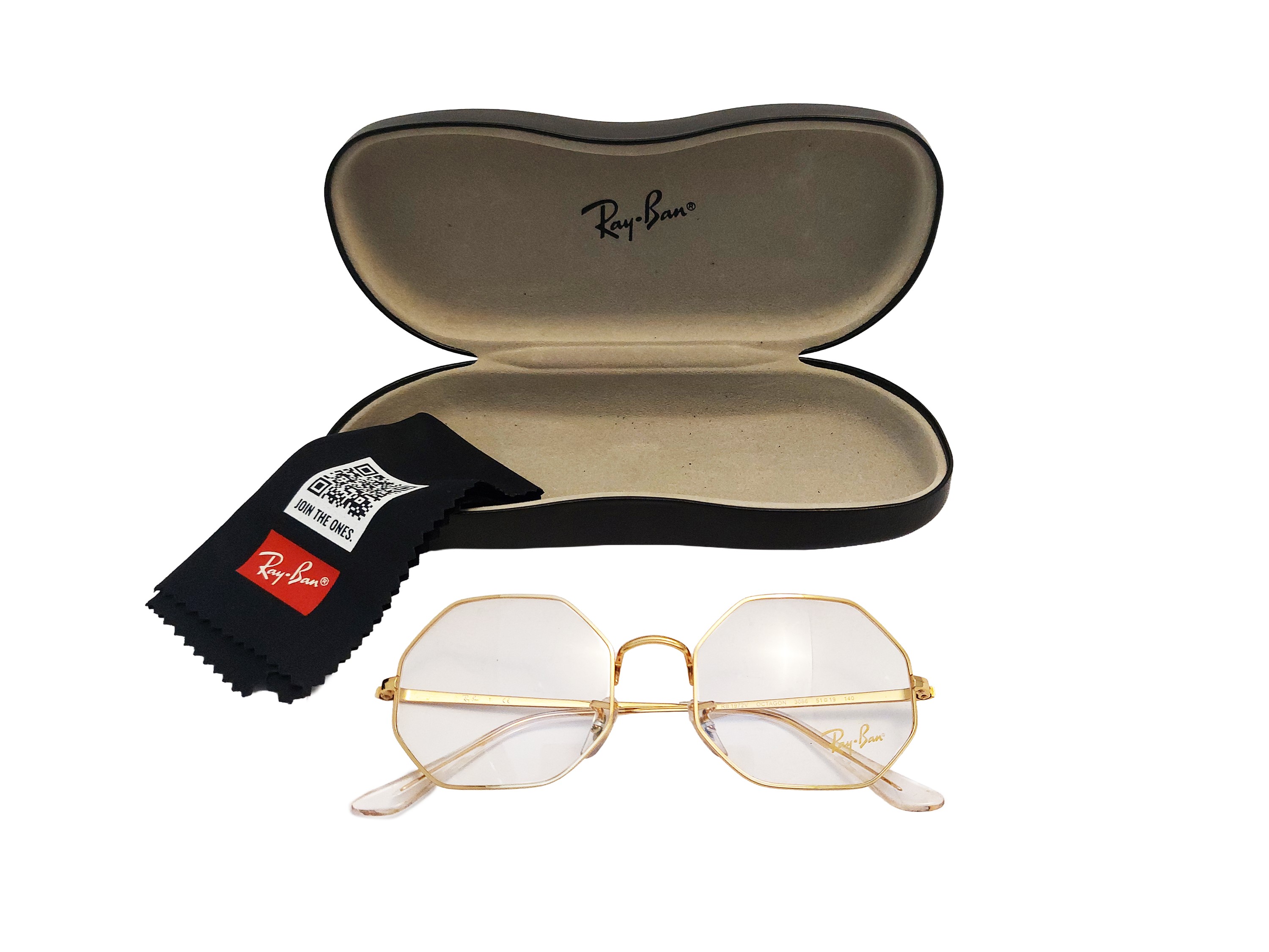 Ray-Ban e altre montature, Tre paia di occhiali con lenti graduate