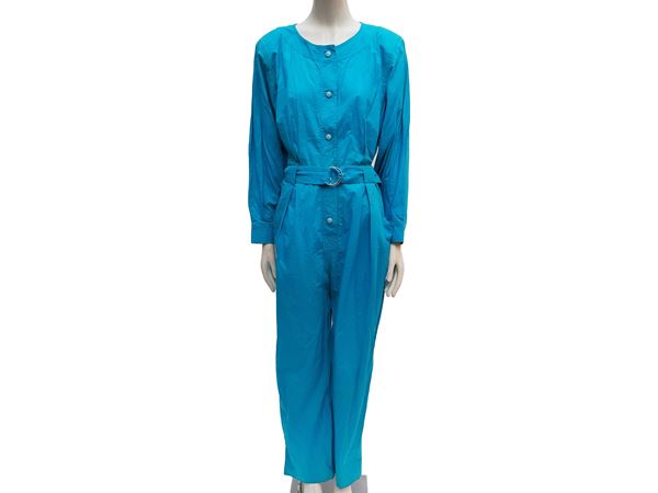 YSL - Turquoise cotton tracksuit