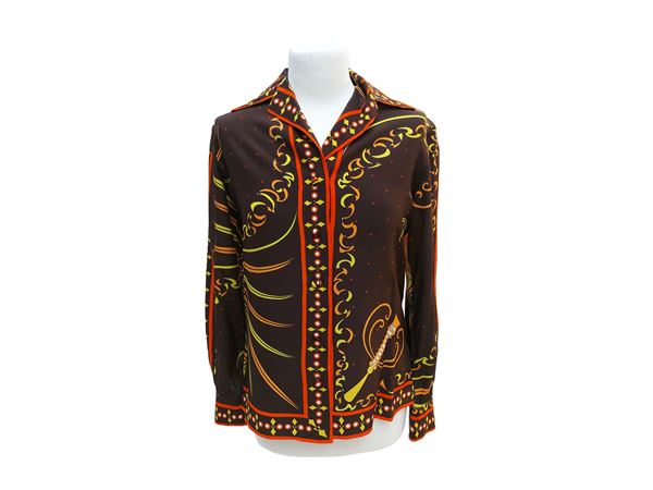 Emilio Pucci - Patterned silk shirt