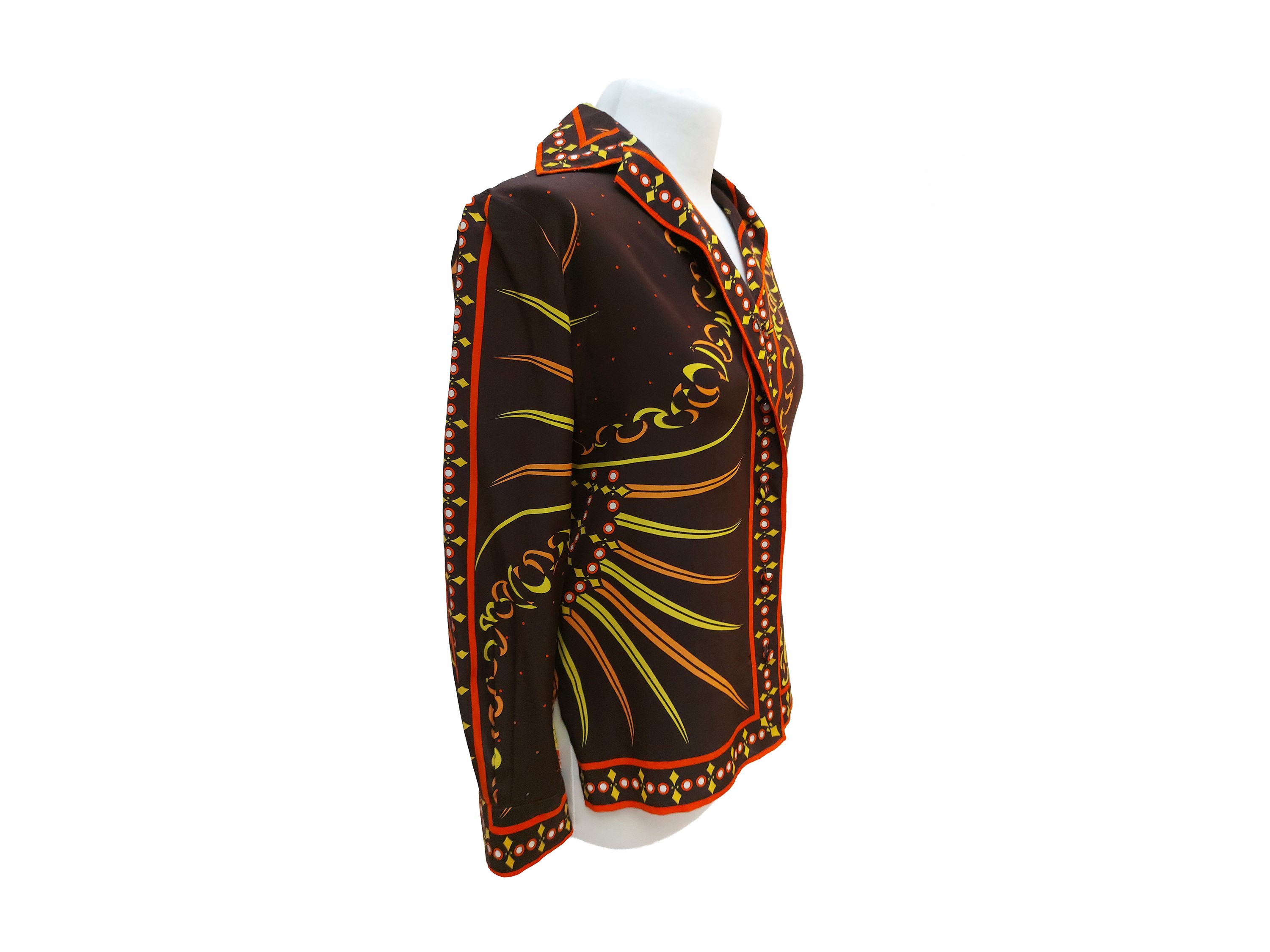Emilio Pucci - Camicia in Seta Fantasia