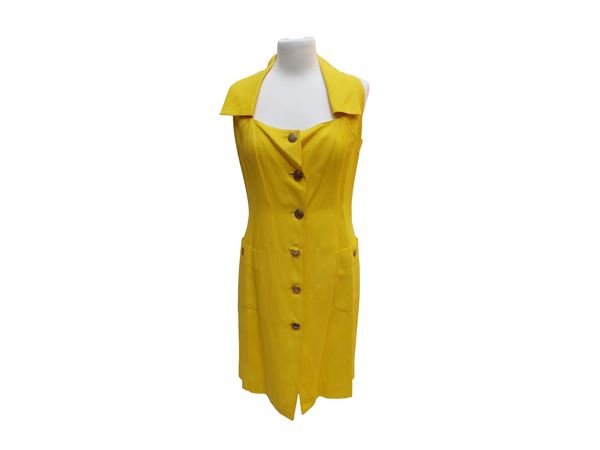 Byblos - Abito in cotone giallo