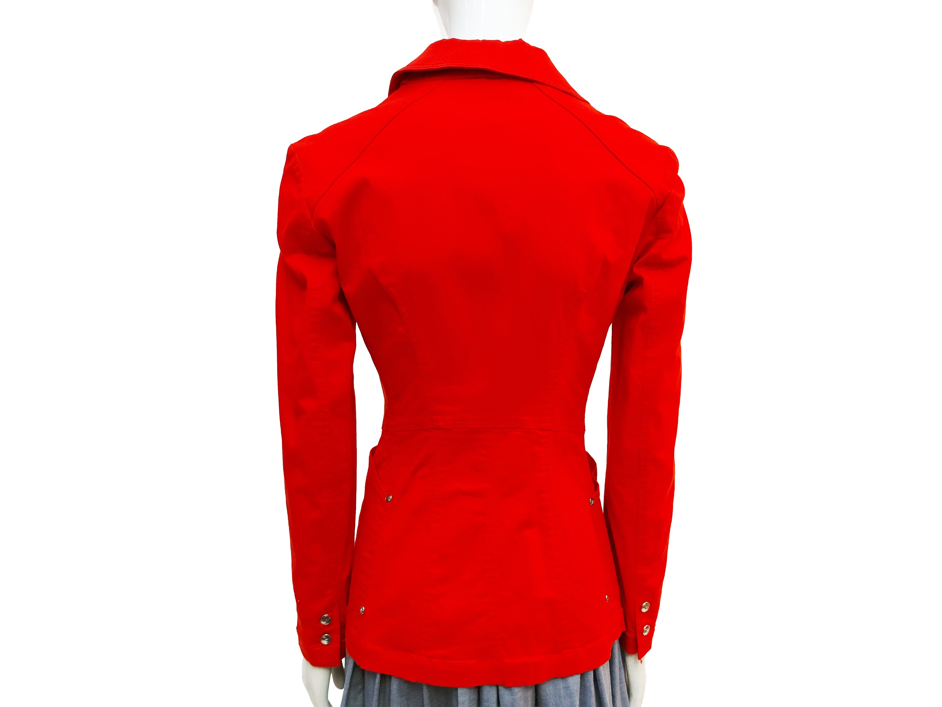 Claude Montana - Giacca in Cotone Rosso