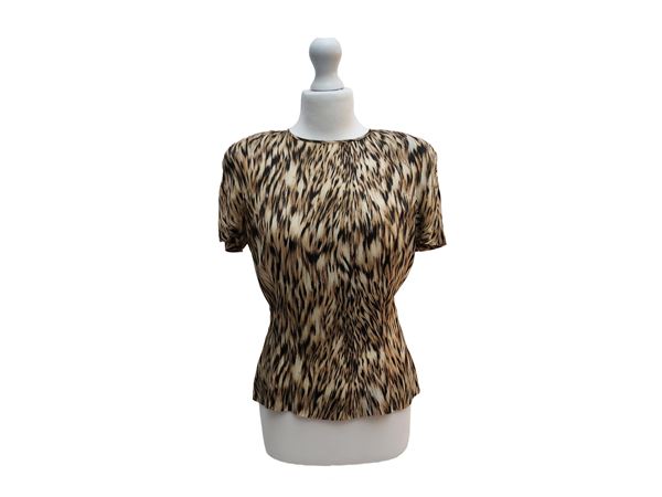 Christian Dior - Blusa in seta animalier
