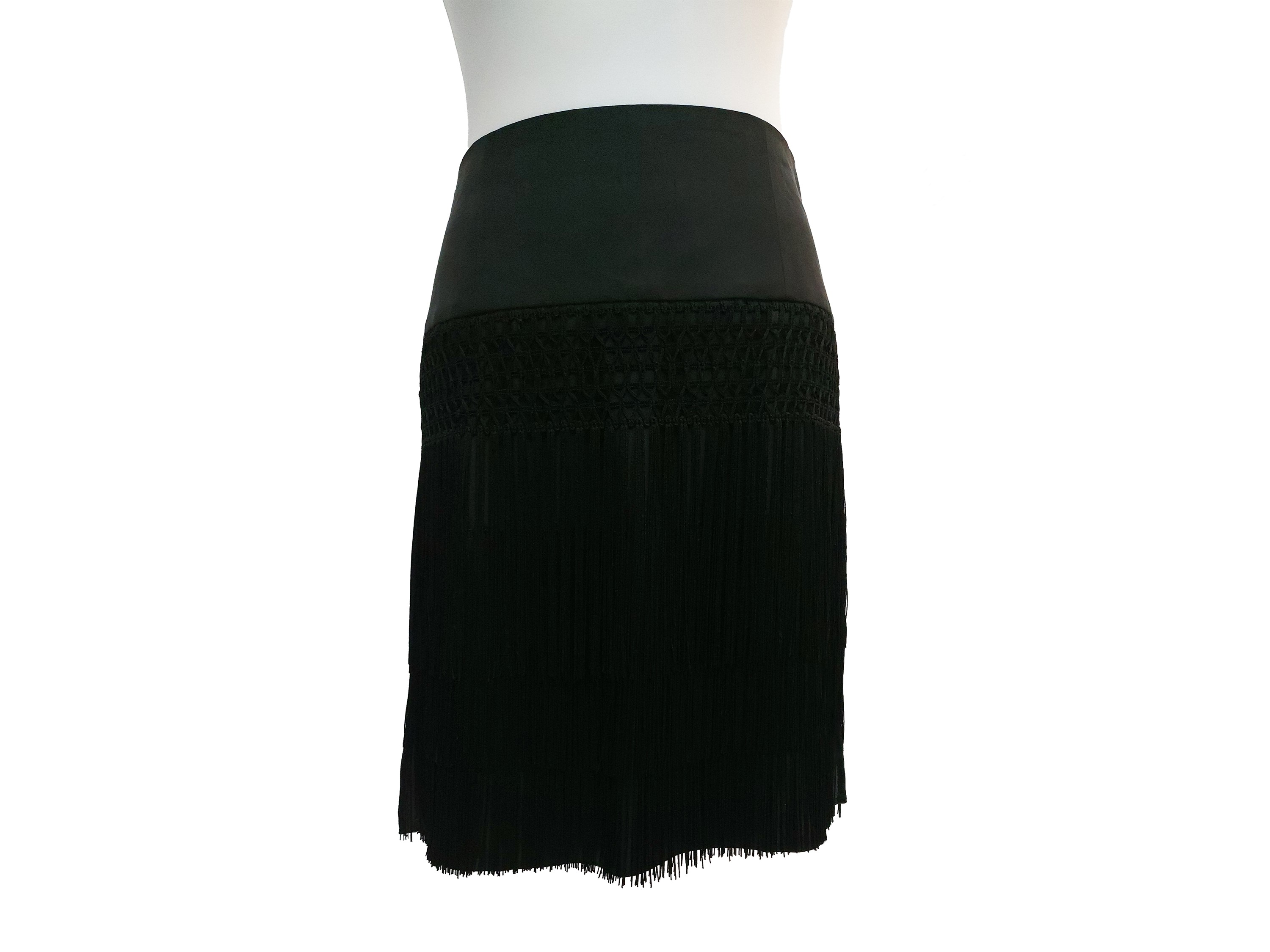 Emporio Armani - Gonna in Seta Nera