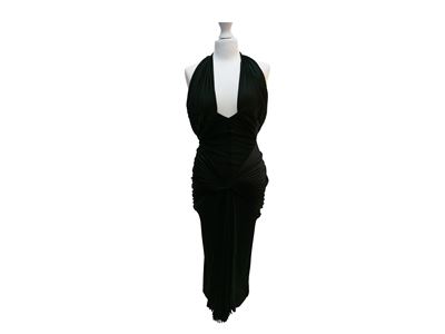 Thierry Mugler - Abito da Sera Stardust Dress in Seta Nera