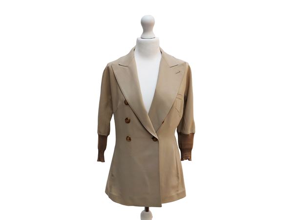 Jean Paul Gautier - Tailleur pantalone corda in lana leggera