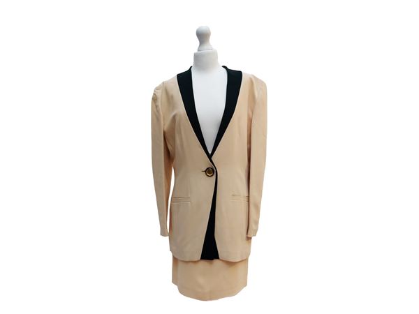 Gai Mattiolo - Tailleur in viscosa beige