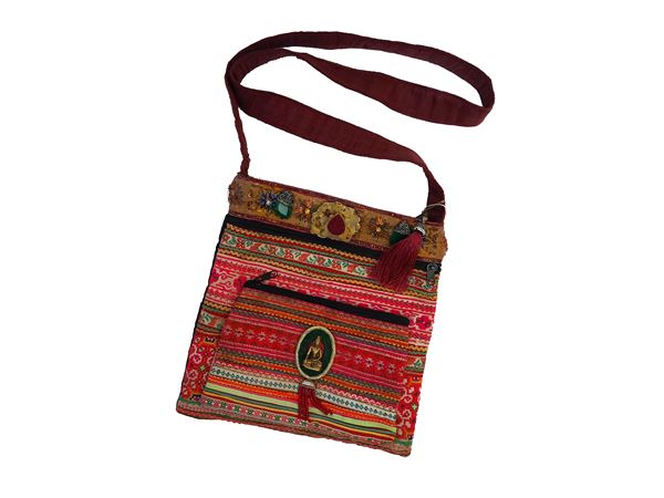 Roberta Balsamo - Borsa a tracolla in tessuti etnici
