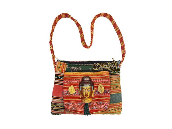 Roberta Balsamo - Borsa a tracolla in tessuti etnici