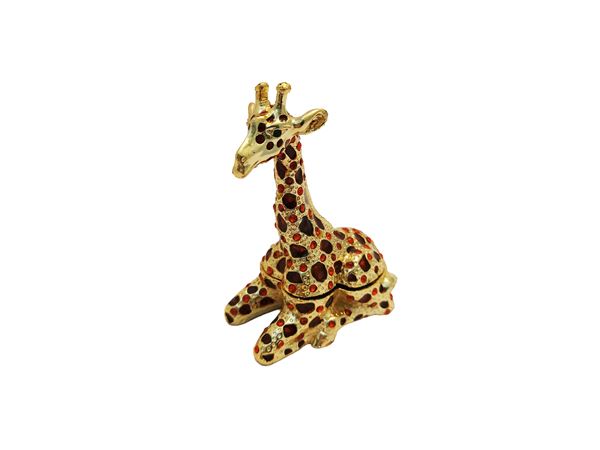 Giraffe-shaped jewelry box